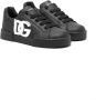 Dolce & Gabbana Kids Portofino Light logo-tag sneakers Black - Thumbnail 1