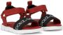 Dolce & Gabbana Kids logo-print open-toe sandals Red - Thumbnail 1