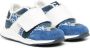 Dolce & Gabbana Kids logo-print panelled sneakers Blue - Thumbnail 1