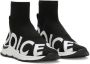 Dolce & Gabbana Kids logo-print sock-style sneakers Black - Thumbnail 1
