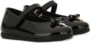 Dolce & Gabbana Kids Mary Jane ballerina shoes Black