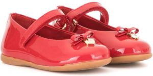 Dolce & Gabbana Kids Mary Jane ballerina shoes Red