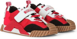 Dolce & Gabbana Kids NS1 touch strap sneakers Red