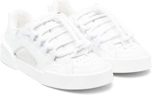 Dolce & Gabbana Kids panelled low-top sneakers White