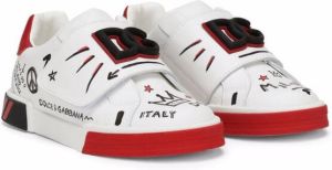 Dolce & Gabbana Kids Portofino custom low-top sneakers White
