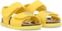 Dolce & Gabbana Kids rhinestone-embellished leather sandals Yellow - Thumbnail 1
