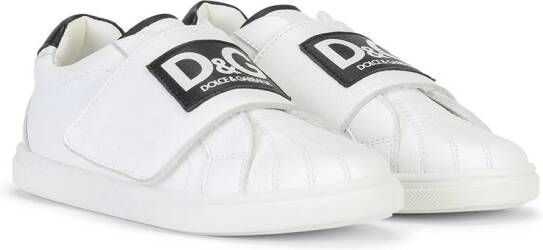 Dolce & Gabbana Kids shell toe low-top sneakers White