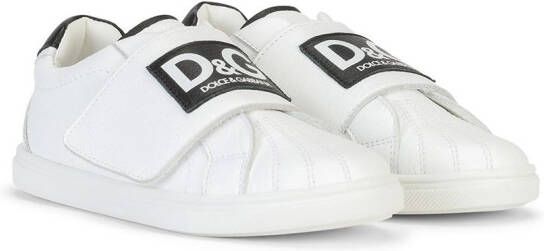 Dolce & Gabbana Kids shell toe low-top sneakers White
