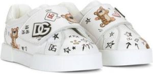 Dolce & Gabbana Kids side logo-patch low-top sneakers White