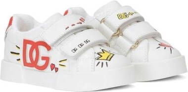 Dolce & Gabbana Kids First Steps Portofino Light sneakers White