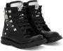 Dolce & Gabbana Kids studded leather ankle boots Black - Thumbnail 1