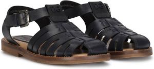 Dolce & Gabbana Kids T-bar buckle-fastening sandals Blue
