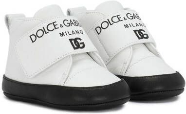 Dolce & Gabbana Kids DG Milano leather sneakers White