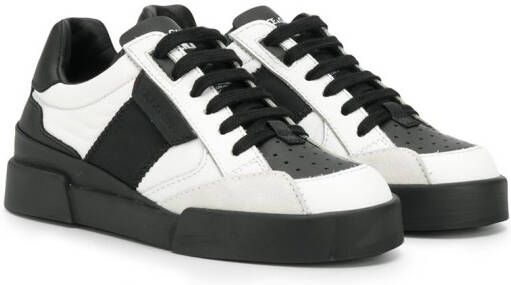 Dolce & Gabbana Kids two-tone sneakers White