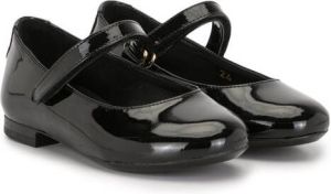 Dolce & Gabbana Kids varnished ballerina shoes Black