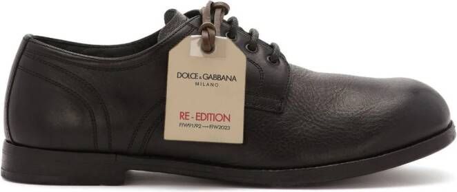 Dolce & Gabbana leather derby shoes Black