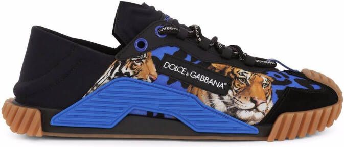 Dolce & Gabbana leopard-print NS1 sneakers Black