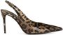 Dolce & Gabbana KIM DOLCE&GABBANA leopard-print slingback pumps Brown - Thumbnail 1
