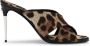 Dolce & Gabbana leopard-print stiletto mules Brown - Thumbnail 1