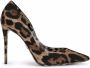 Dolce & Gabbana leopard-print stiletto pumps Brown - Thumbnail 1