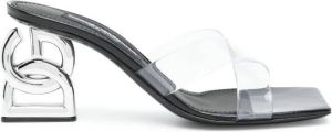 Dolce & Gabbana logo-detail open-toe mules Black
