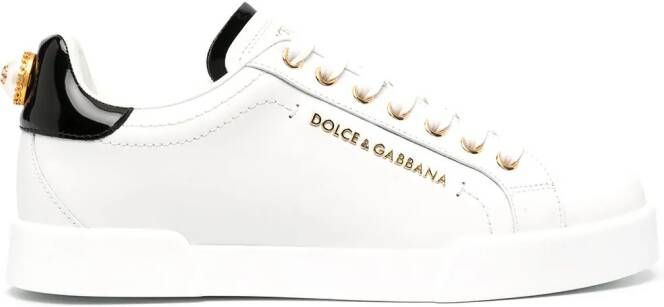 Dolce & Gabbana logo-embellished low-top sneakers White