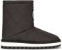 Dolce & Gabbana logo-patch padded boots Black - Thumbnail 1
