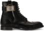 Dolce & Gabbana logo-plaque ankle boots Black - Thumbnail 1