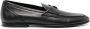 Dolce & Gabbana logo-plaque leather loafers Black - Thumbnail 1