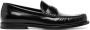 Dolce & Gabbana logo-plaque leather loafers Black - Thumbnail 1