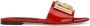 Dolce & Gabbana DG-logo leather sandals Red - Thumbnail 1