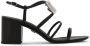 Dolce & Gabbana logo-plaque sandals Black - Thumbnail 1