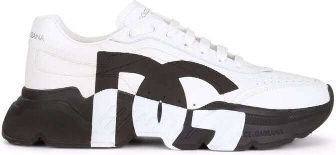 Dolce & Gabbana logo-print lace-up sneakers White