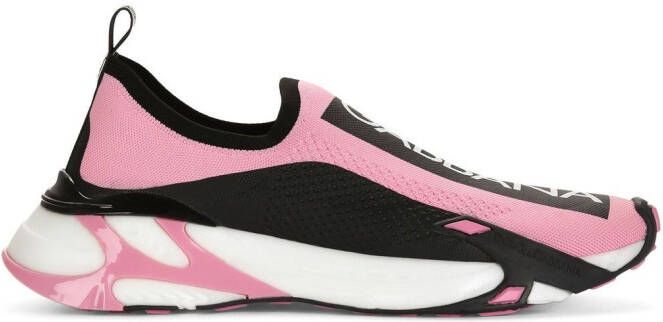Dolce & Gabbana Fast mesh sneakers Pink