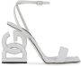 Dolce & Gabbana 3.5 105mm patent leather sandals White - Thumbnail 1