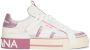 Dolce & Gabbana logo-stripe low-top sneakers White - Thumbnail 1