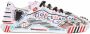 Dolce & Gabbana Miami NS1 hand-painted sneakers White - Thumbnail 1