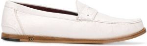 Dolce & Gabbana mocassin leather loafers White