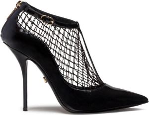 Dolce & Gabbana net overlay pumps Black