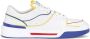 Dolce & Gabbana New Roma contrast-trimmed sneakers White - Thumbnail 1