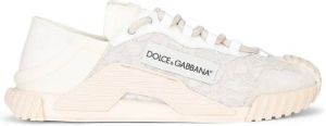 Dolce & Gabbana NS1 lace panelled sneakers White