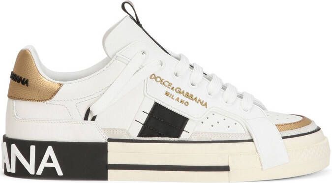 Dolce & Gabbana 2.Zero Custom leather sneakers White