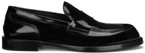 Dolce & Gabbana patent-leather loafers Black