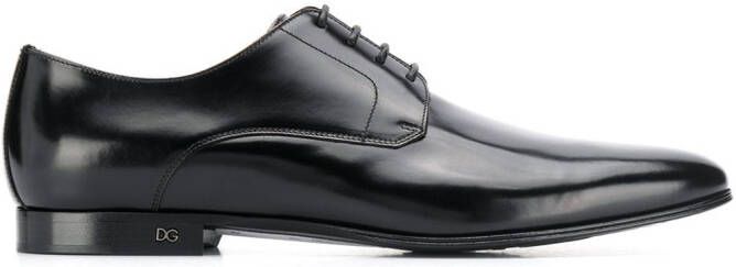 Dolce & Gabbana pointed toe Derby shoes Black