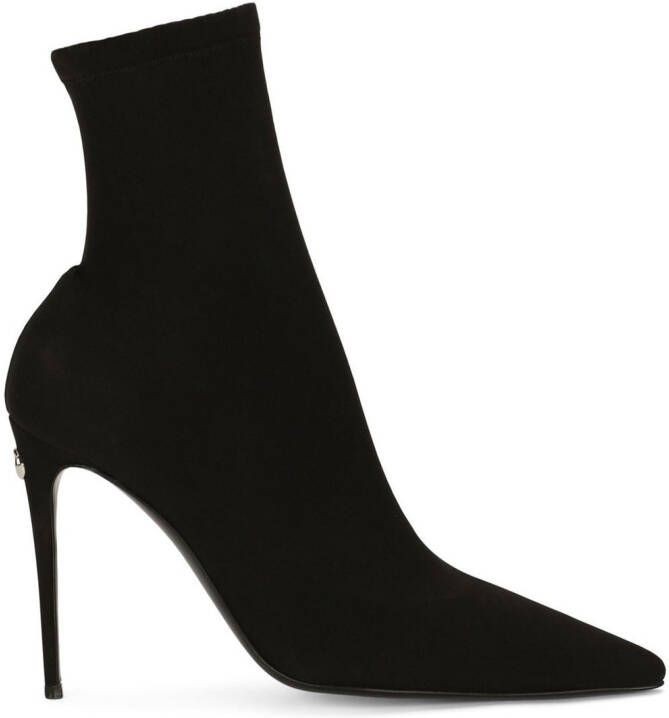 Dolce & Gabbana KIM DOLCE&GABBANA sock ankle boots Black
