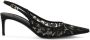 Dolce & Gabbana pointed-toe lace-panelled pumps Black - Thumbnail 1
