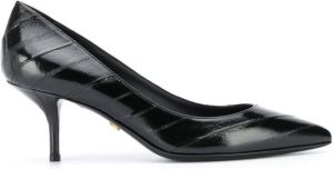 Dolce & Gabbana pointed-toe leather pumps Black