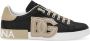 Dolce & Gabbana Portofino leather sneakers Black - Thumbnail 1