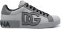 Dolce & Gabbana Portofino leather sneakers Grey - Thumbnail 1