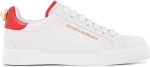 Dolce & Gabbana Portofino lettering sneakers White